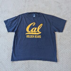 NCAA Cal Golden Bears Navy and Gold Short Sleeve Tee